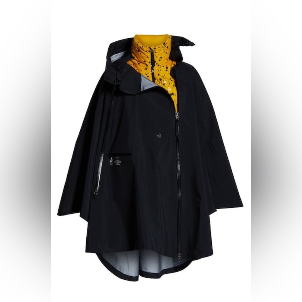 Nike Women's ACG Gore-Tex Jacket Black Volt Parka Waterproof Sz Medium